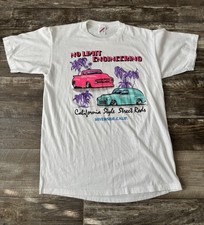 Vintage Bright Car Graphic Men’s T Shirt Size L Made In USA 90’s Jerzees