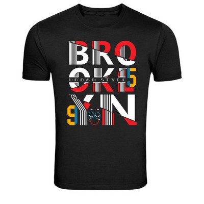 Brooklyn Urban Style Graphic Typography T-Shirt
