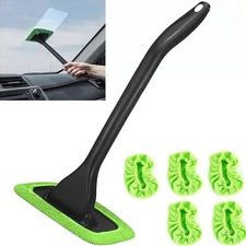 Microfiber Car Wiper Windshield Cleaning Auto Glass Window Cleaner Brush Tool 