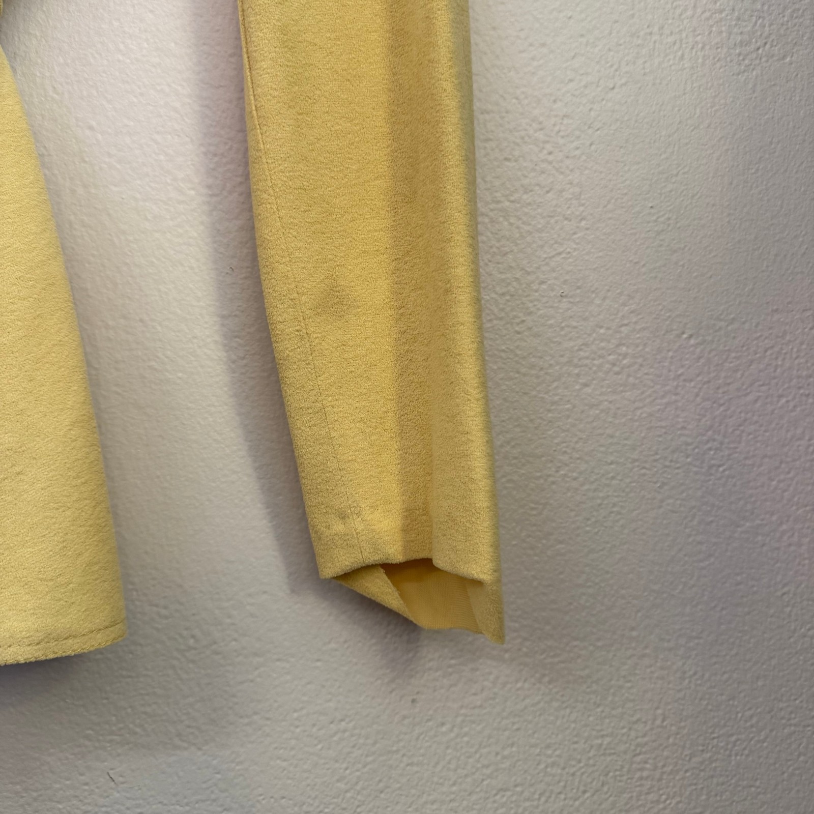 70s Yellow Wrap Top - image 4