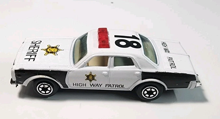 Road Tough Yatming Dodge Monaco Highway Patrol 1/64 Diecast Sheriff Police - Image 4 of 4