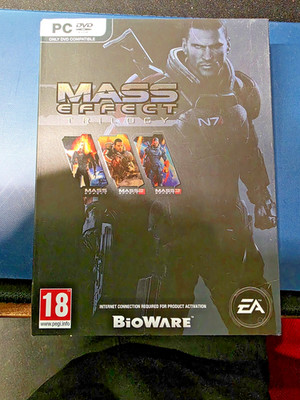 Mass Effect Trilogy PC DVD ROM Boxset - 6 Discs. Komplett.  Gebraucht