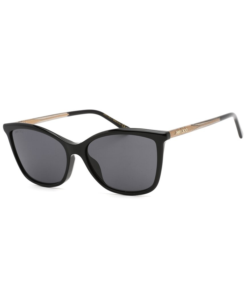 Jimmy Choo Women's Bag/S 56Mm Sunglasses Women's Black