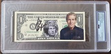 SKIP BAYLESS NBA GREATS Signed $1 One Dollar Bill Currency PSA/DNA AUTO 1/1