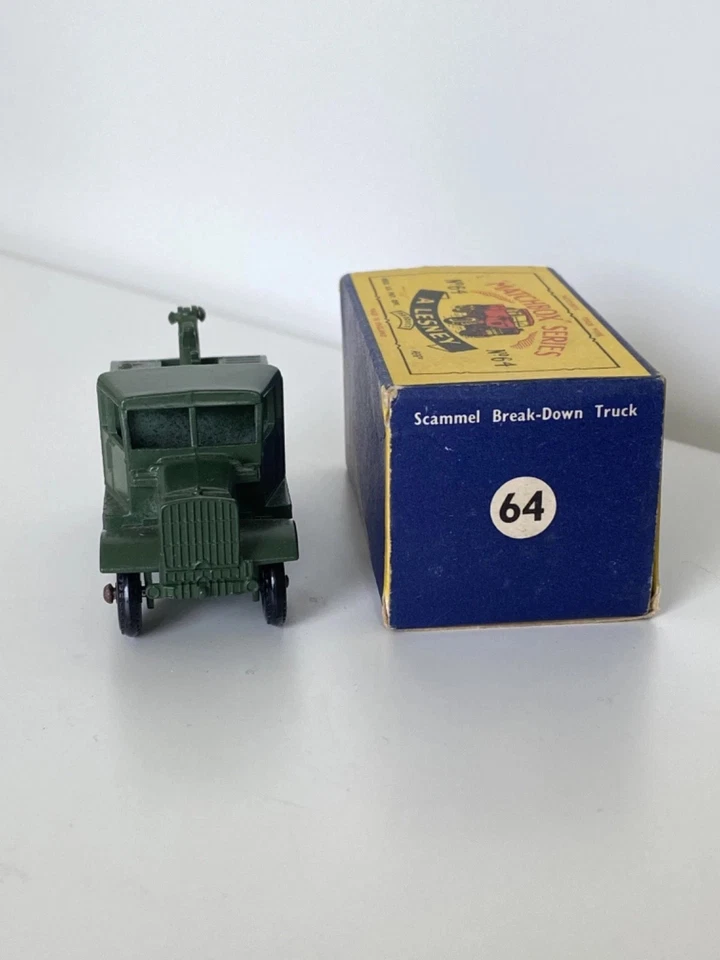 LESNEY MATCHBOX 1-75 64A SCAMMEL BREAKDOWN TRUCK - EXCELLENT in original D BOX - Image 4 of 4
