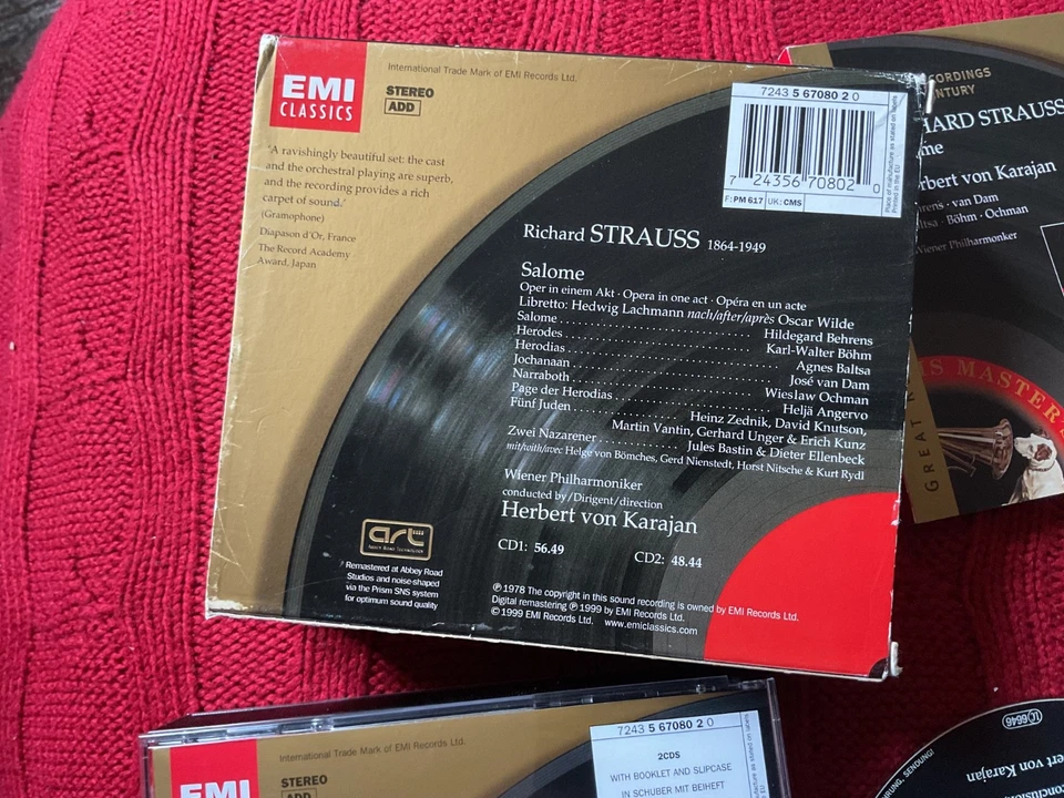 Various - Richard Strauss - Salome - CD (1999) Behrens - Baltsa - Big box cd - Image 4 of 4