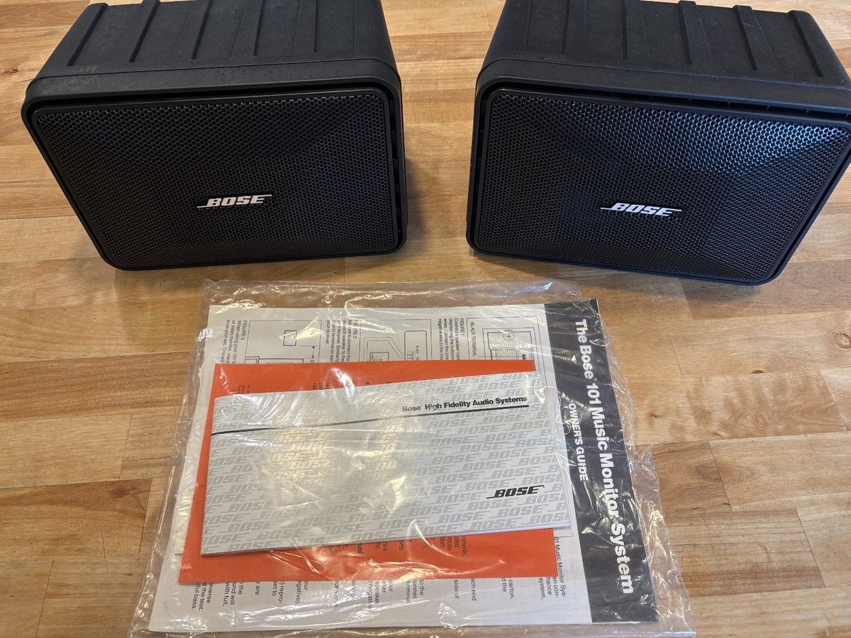 BOSE 101 MMG　2個セット Bose 101 Music Monitor Main / Stereo Speakers for sale