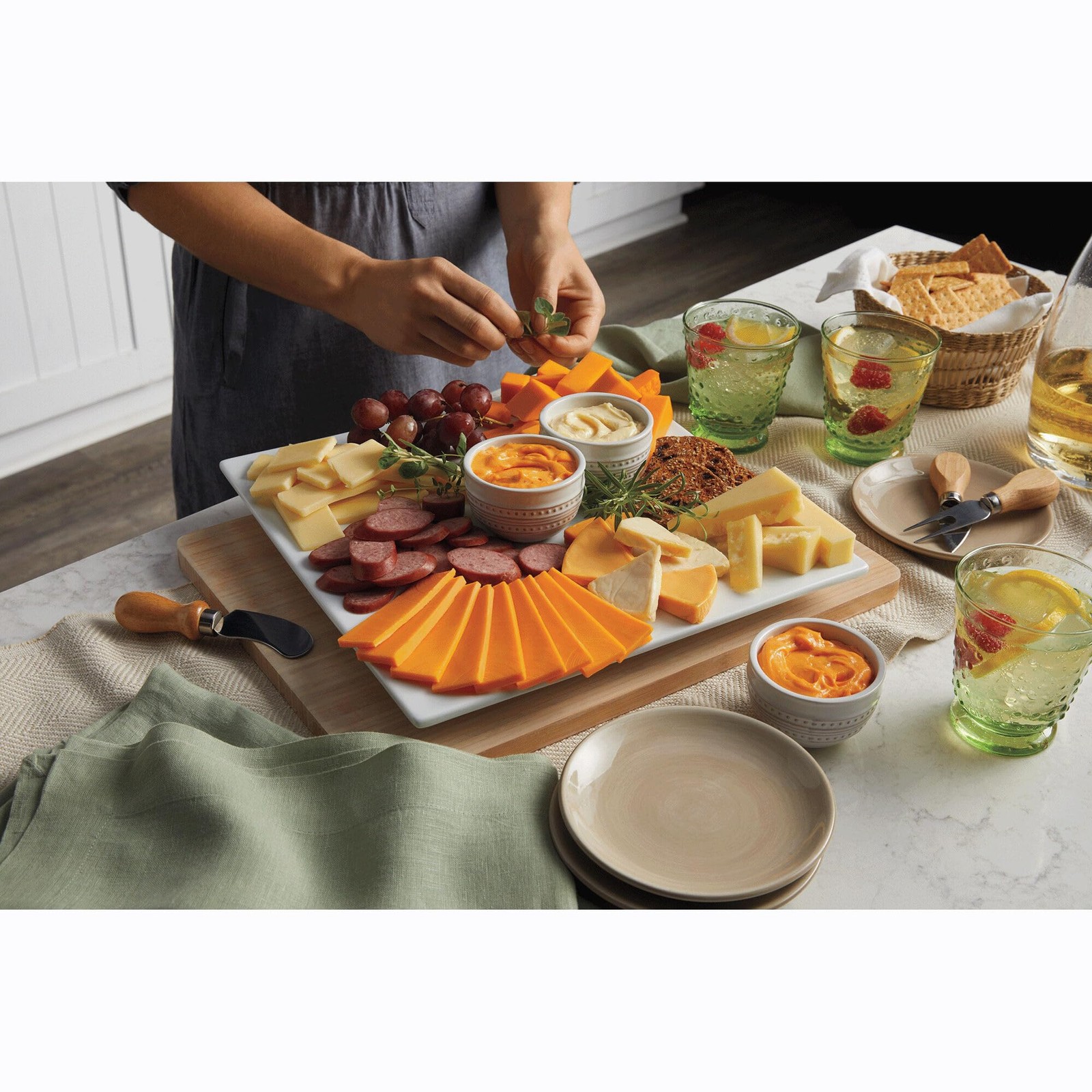 27 Favorites Food Gift Set, Summer Sausage Meats and Cheeses, Assorted Chocol...