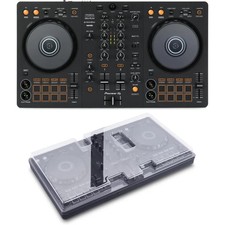 Pioneer DJ DDJ-FLX4 2-deck Rekordbox and Serato DJ Controller with Decksaver -