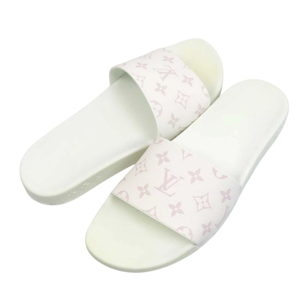 Vuitton — LOUIS VUITTON Monogram Waterfront Line Sandals mens white 【A】