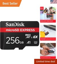 Ultra-Fast 256GB MicroSD Card - Waterproof, Durable, 880MB/s for Gaming and More