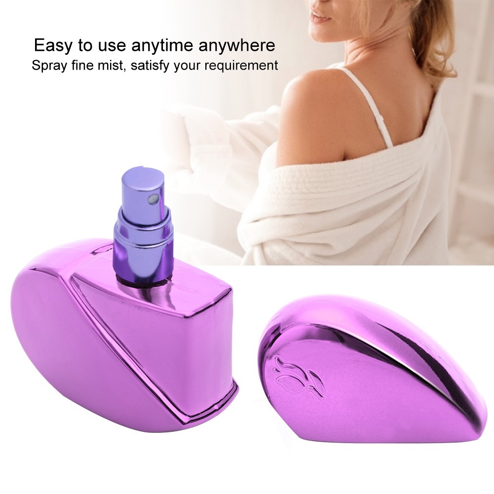 ༝Travel 25ml Heart Shaped Refillable Perfume Atomizer Bottle Empty Pump Spray