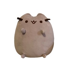 GUND Pusheen Squisheen Sitting Pose Plush 11" 2019 Soft Squishy Gray, Excellent