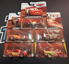 2025 DISNEY Pixar Cars Diecast Lightining McQueen 5 Car Lot As pictured