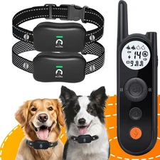 Wireless Dog Fence System for 2 Dogs - Up to 3500ft Adjustable Electric Fence...