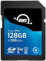 OWC Atlas Pro 128GB SDXC UHS-II 250MB/s 130MB/s V60 Read OWCSDV60P0128