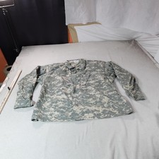 US Army Combat Jacket Mens XL Digital Camo ACU Ripstop Top Uniform Coat Airsoft