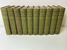 Marryat Set, 10 Volumes, 1896, Vintage Book Lot