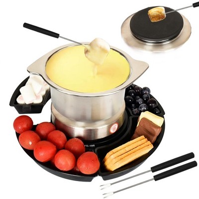 SANGLE SOPFFY 2 in 1 Fondue Pot & Electric S'mores Maker - Cheese and Chocola...
