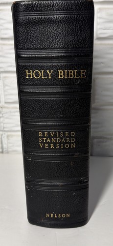 Vintage Holy Bible RSV Revised Standard Version Thomas Nelson 1952 Large Print - Bild 1 von 12