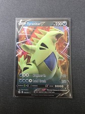 Pokémon TCG Tyranitar v Fusion Strike Holo Ultra Rare Card 158/264