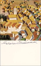 GLORIA CALAMAR - PICTURE POST CARD SIGNED