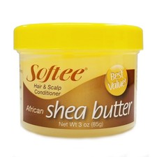 Softee African Shea Butter Hair  Scalp 3 Fl Oz Pack of 1 , Yellow