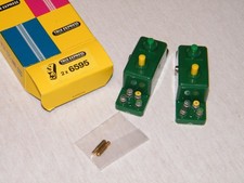 Trix Express H0 2x 6595 Schalter gr&uuml;n unbespielt mit OVP (482)