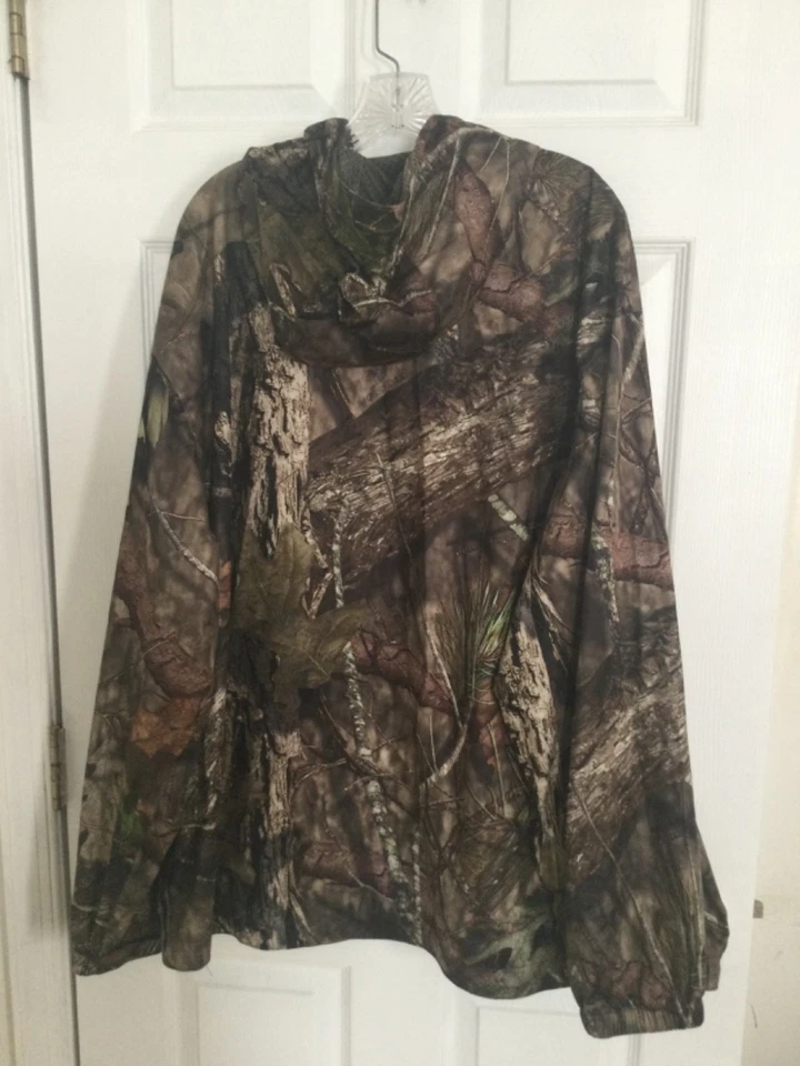 Carhartt Outwork/Outhunt Camouflage Jacket, hooded, zipper, windbreaker 3XL - Image 2 of 4