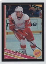 2013-14 O-Pee-Chee Black Rainbow Foil 4/100 Gustav Nyquist #225 0c3