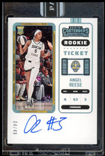 2024 Panini Contenders WNBA Rookie Ticket Auto 04/49 Angel Reese Chicago Sky