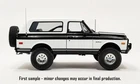 1971 CHEVROLET K5 BLAZER 4 WD BLACK TWO TONE WHITE TOP 1:18 ACME A1807716 CHEVY