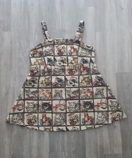 Women's Size 4X Cat Lover Patchwork Tapestry Mini Dress, Cider Brand