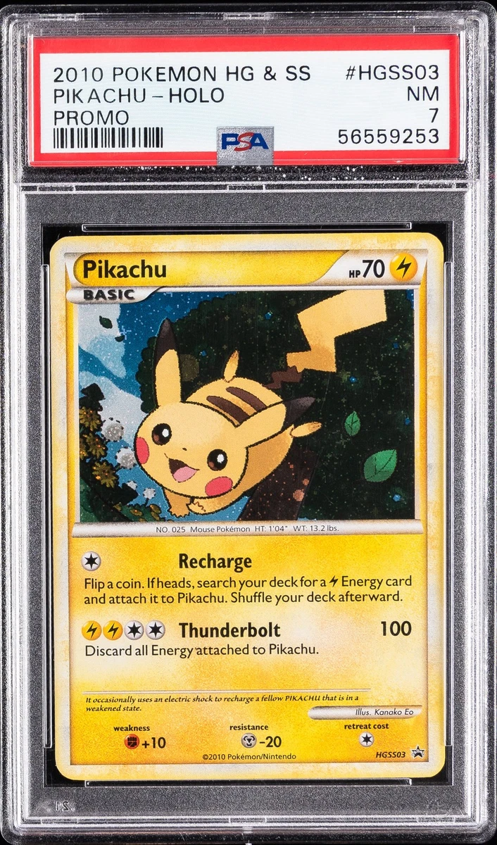 Pokémon TCG Grade 7 Pikachu Individual Collectible Card Game Cards