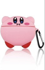 Pink Kirby AirPods Pro Case   3D Cute Cartoon Silicone Shockproof Cover