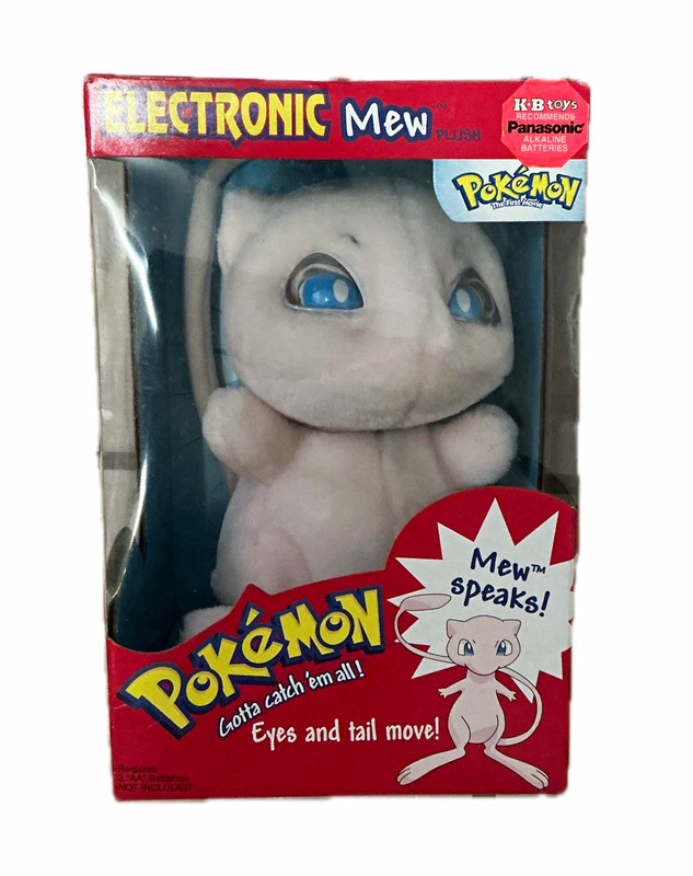 Vintage 1999 Pokémon Mew Electronic Voice Figure Hasbro #151 - NIB/Sealed!!