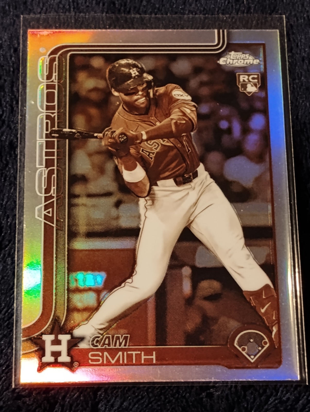2025 Topps Chrome Update Series Sepia Refractor - #USC145 Cam Smith (RC) Astros