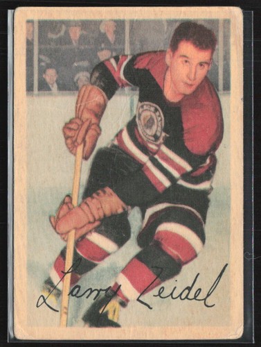 Larry Zeidel #73 1953 Parkhurst card