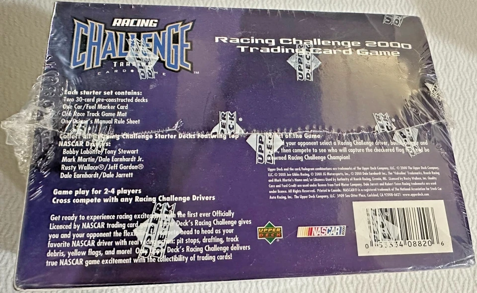 2000 1st Edition Upper Deck Racing Challenge Trading Card Game F/S Box NASCAR - Image 2 of 3