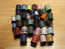 Lot of 34 Polyester Thread Samples