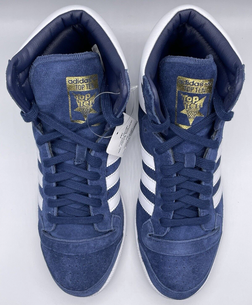 adidas TOP TEN HI F37661 ネイビー・スエード 26cnm adidas Originals Mens Top Ten Hi Collegiate Navy Suede