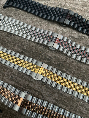 Stainless Steel Jubilee Watch Band Strap For Apple Watch ULTRA 10 