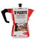 NEW PEZZETTI Moka Pot 3 Cup Stove-Top Espresso Coffee Italy Mocca Italexpress