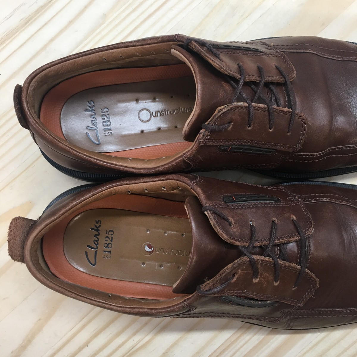 Clarks 1825 Mens Tan Leather Wingtip Brogue Oxford Dress Shoes 9 26109774 Dress Shoes for Men | Clarks main image 3