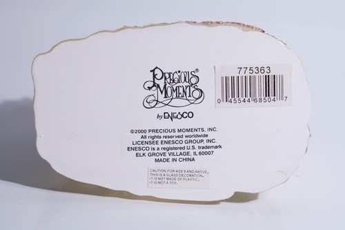 Enesco 2000 PRECIOSOS MOMENTOS ""DESLIZÁNDOSE EN LA TEMPORADA"" OSO DE PELUCHE GLOBO DE NIEVE - Imagen 7 de 9
