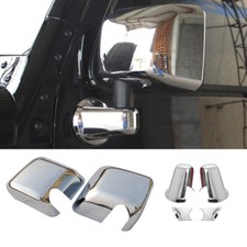 For Jeep Wrangler Jk Door Handle Tailgate Mirror Cover Trim Decor Cap Full Kit