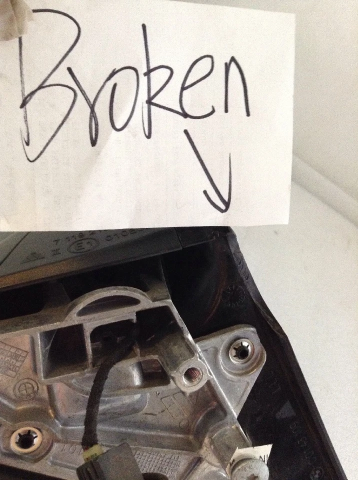 Espejo retrovisor izquierdo BMW 328i E90 E91 335i 2009 2010 2011 2012 2 puertas OEM #1278 Foto 4 de 4