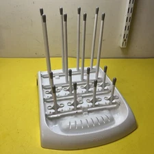 🔥🔥🔥EUC Munchkin White Bottle Nipple Dryer Holder Folds Flat