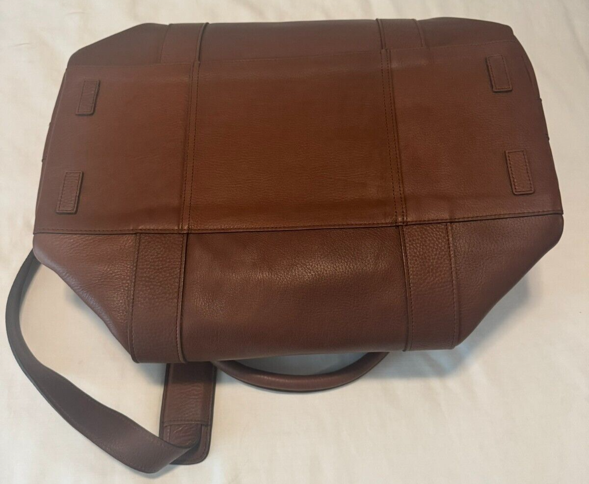 Tecovas Bourbon Brown Leather Duffle Bag Large New Condition eBay