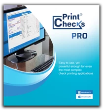 Print Checks Pro - Check Printing Software for Windows 10 - CD Only